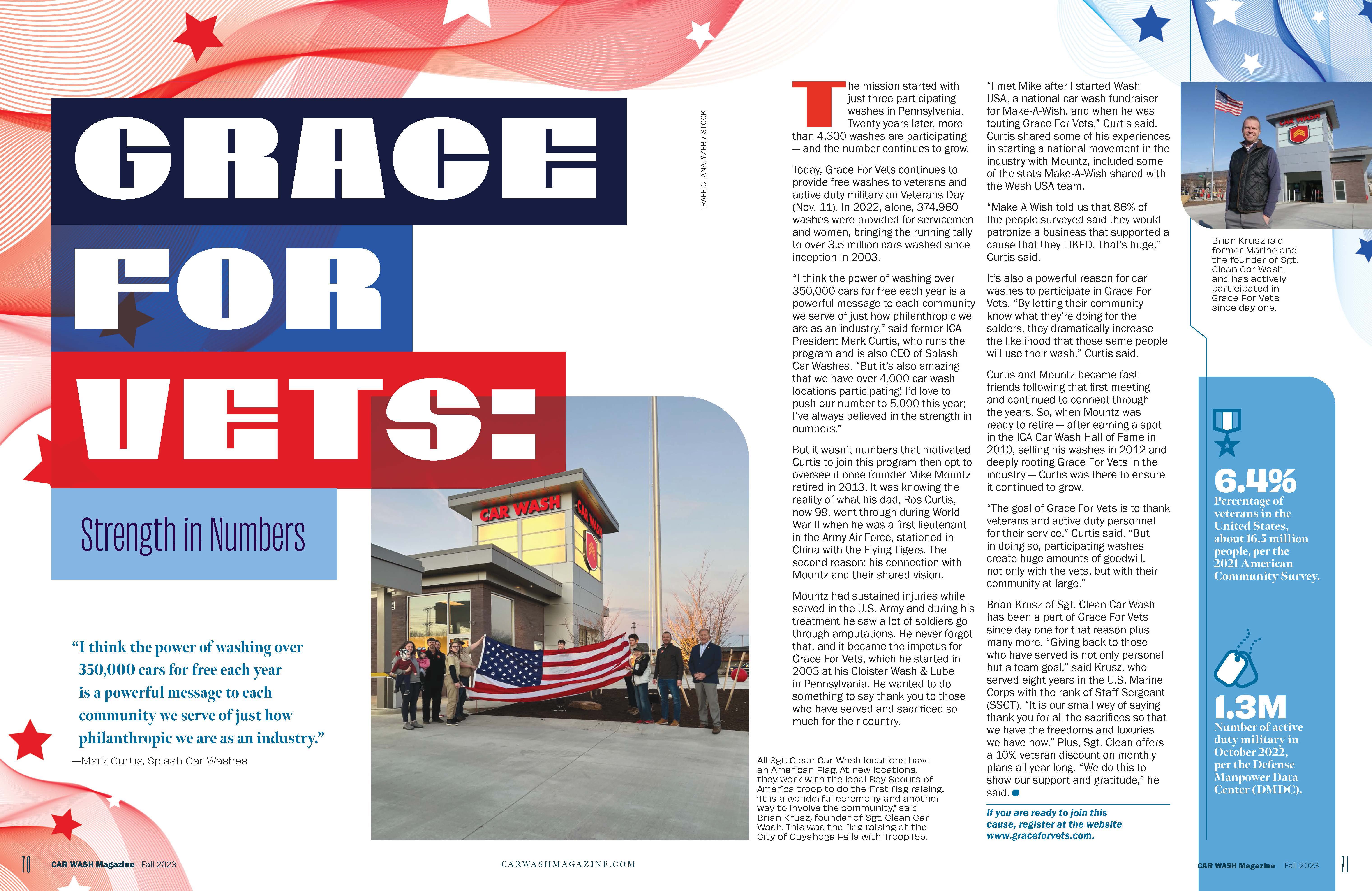 Grace for Vets 2023 Q3 CAR WASH Mag spread