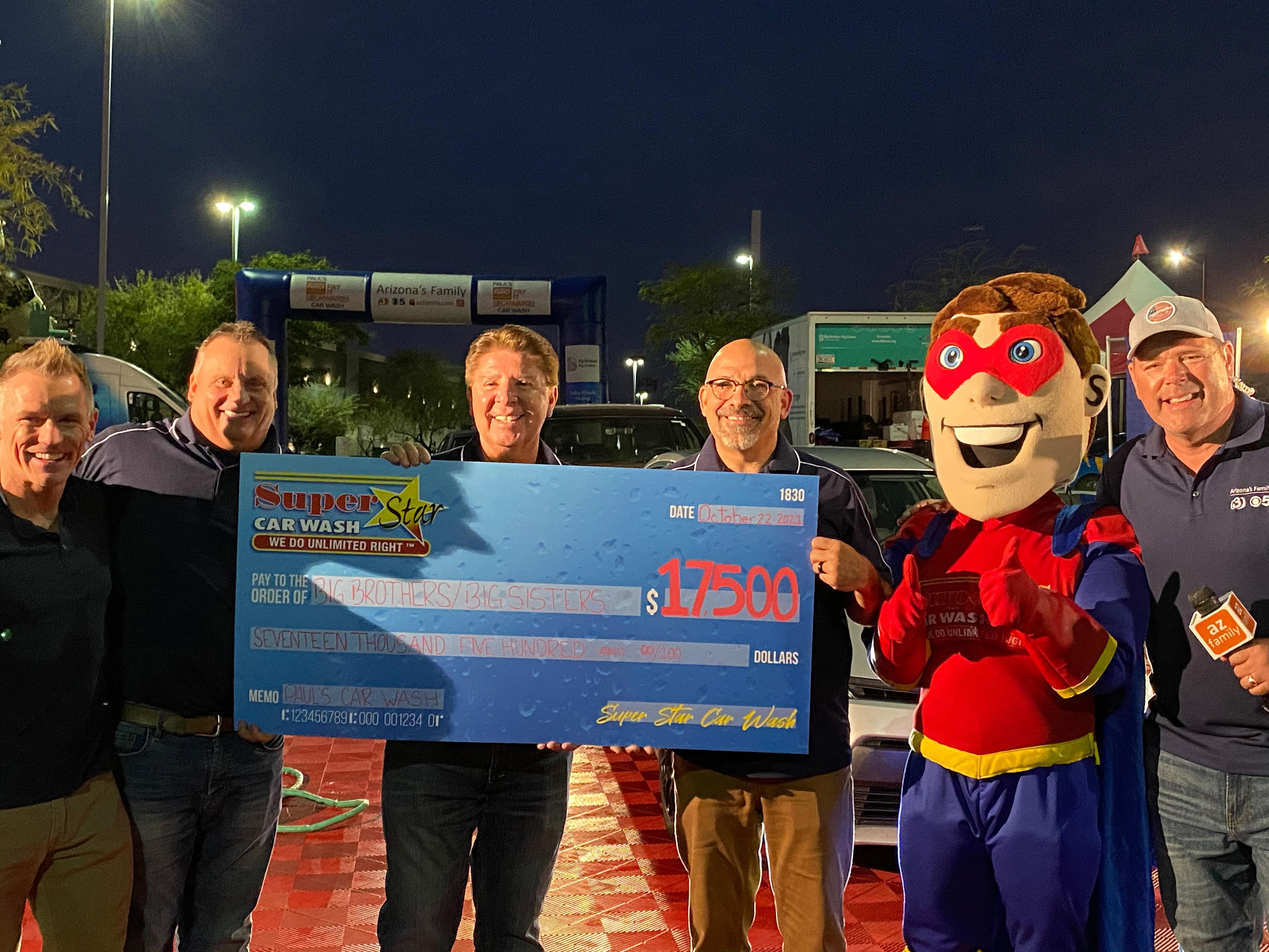 Super Star Car Wash Raises 17,500 for Big Brothers Big Sisters Through